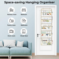 Clastyle nursery organizer with mesh pocket for quick item access.