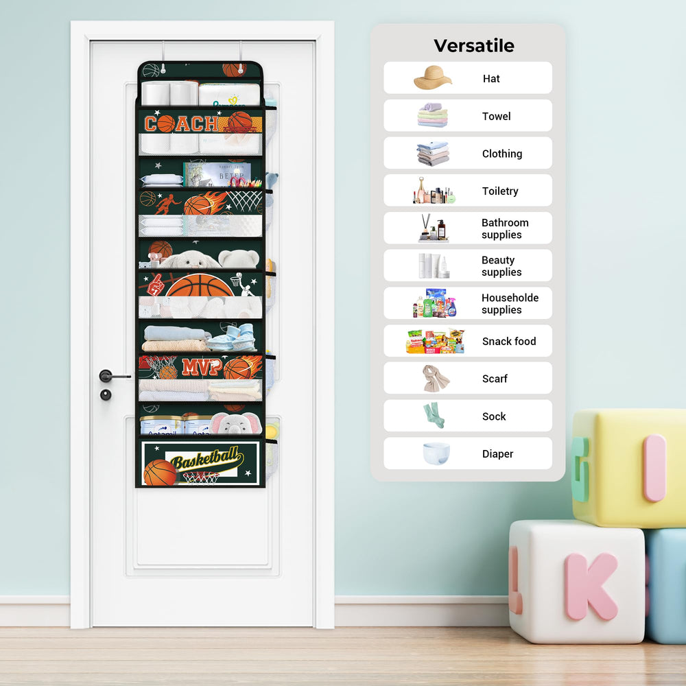 Clastyle Nursery Star Theme Organizer helps keep diapers and wipes within reach.