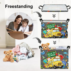 Clastyle organizer shelf bin gray for toys and school supplies.