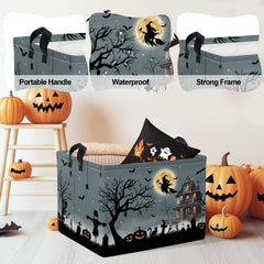 Clastyle outdoor boo basket ready for candy collection