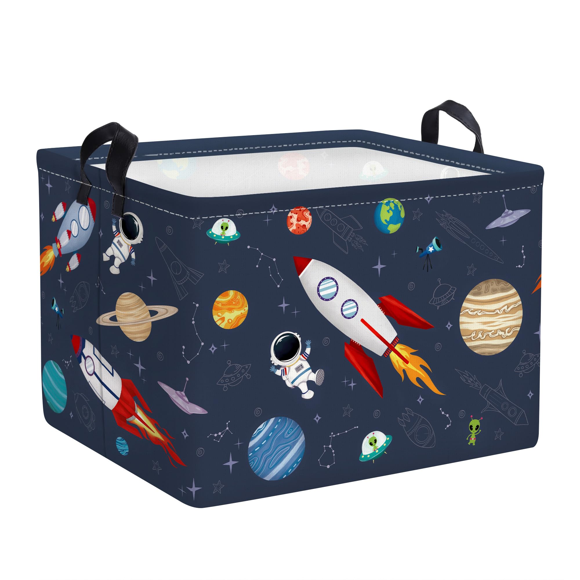 Clastyle Rocket Astronaut shelf basket blue for organized toy storage