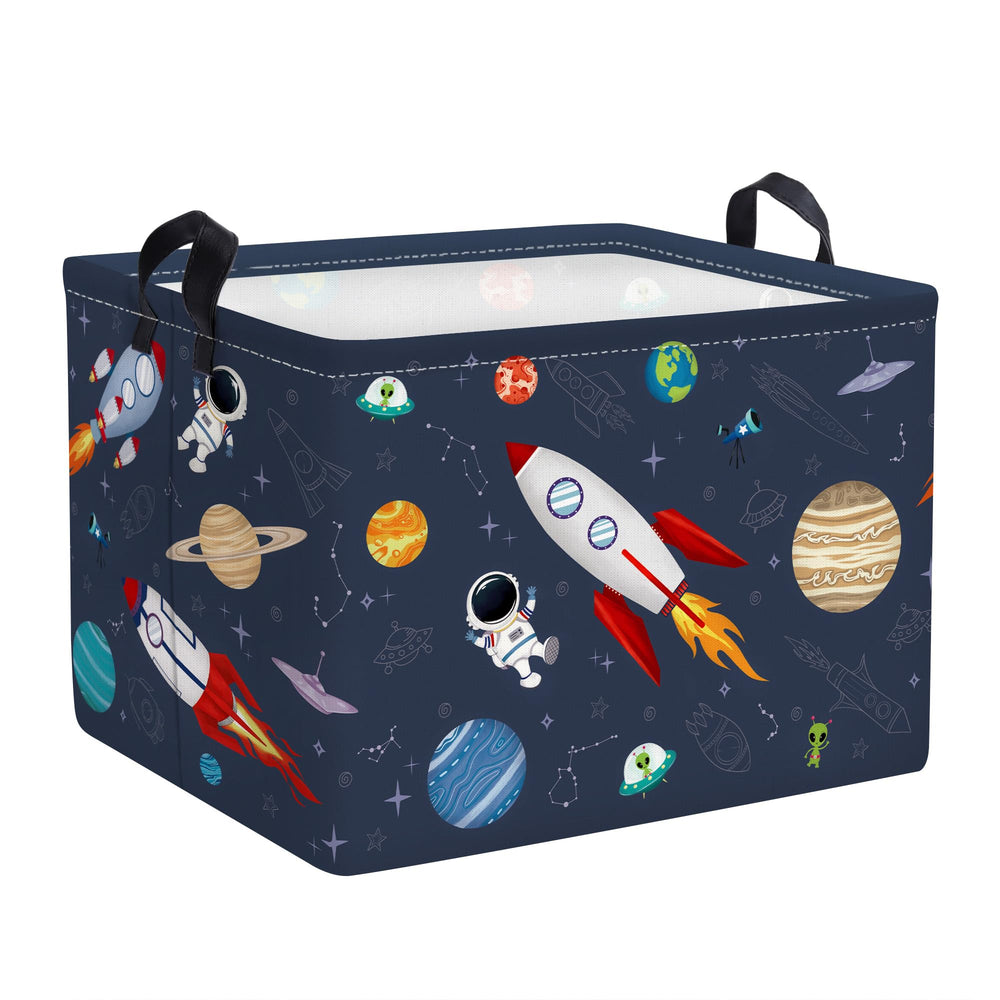 Clastyle Rocket Astronaut shelf basket blue for organized toy storage
