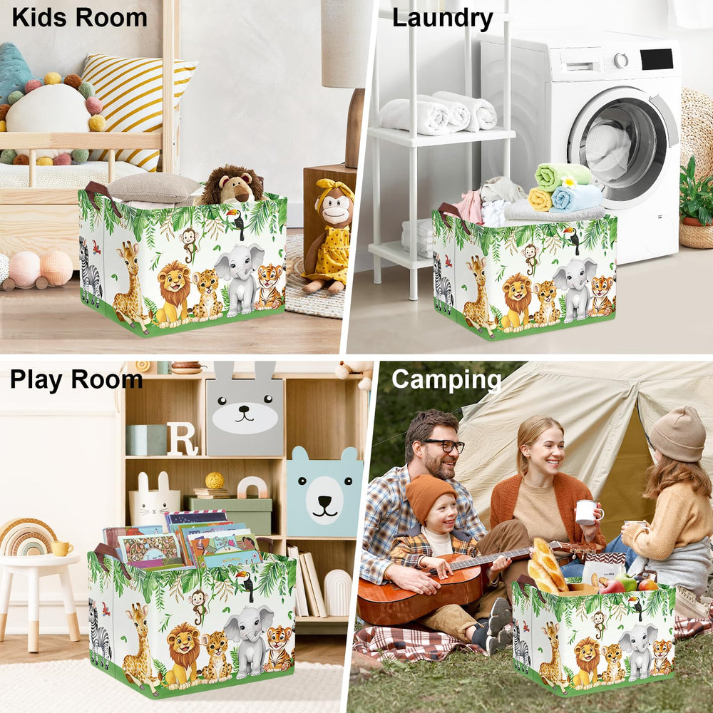 Clastyle kids' room storage basket helps keep play areas tidy.