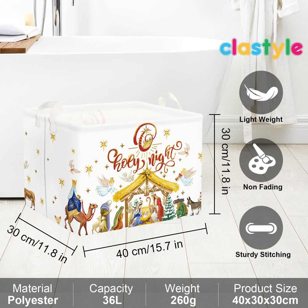 Clastyle soft sided basket with metal frame for sturdy daily use.