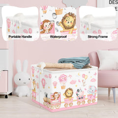 Clastyle star butterflies girl bin for easy toy organization and transport