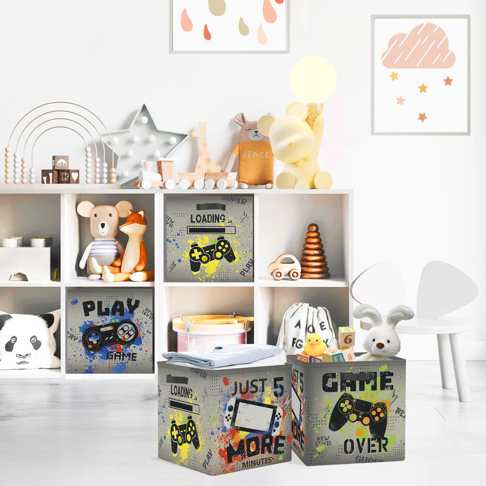 Clastyle three-piece cubes organize toys, books, and clothes