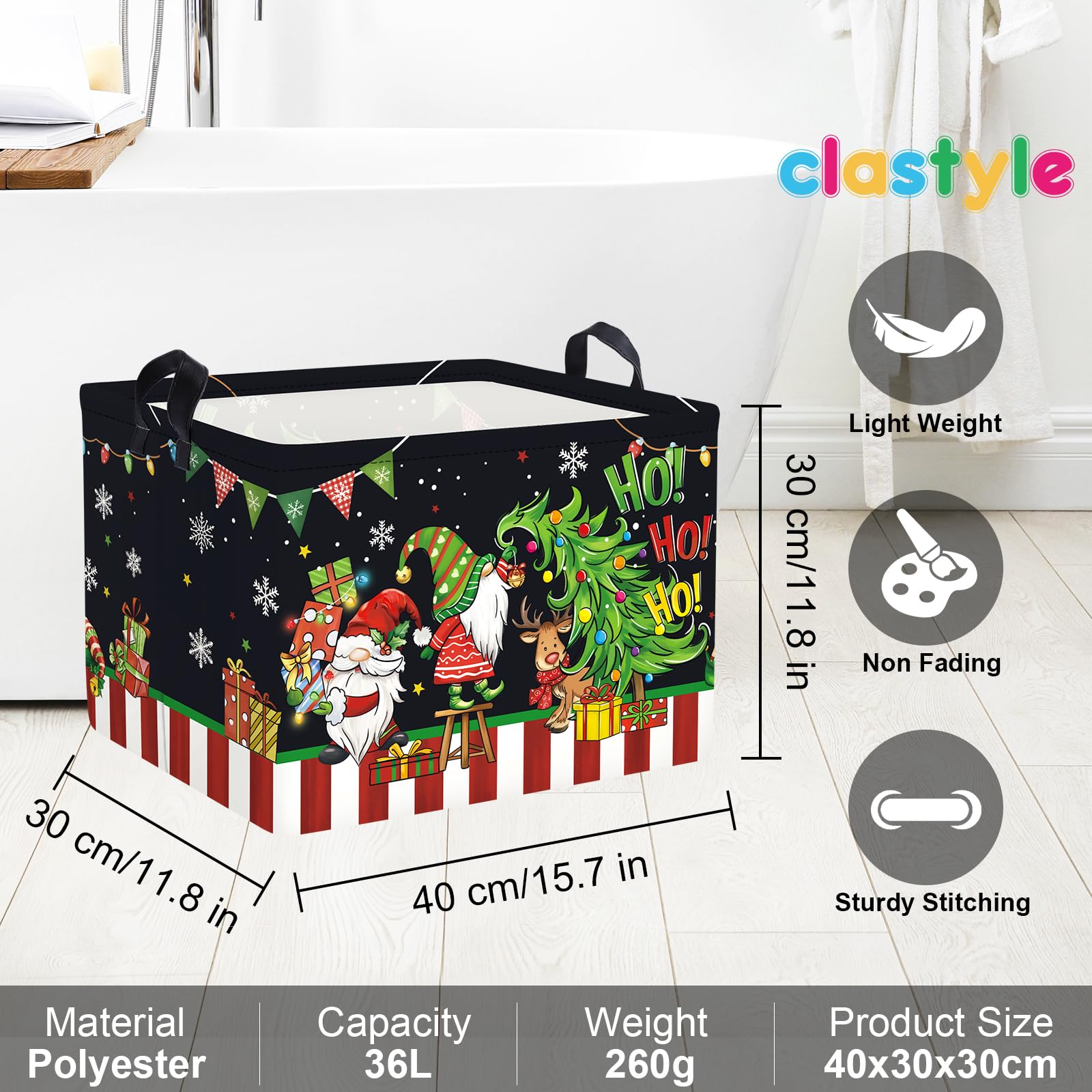 Clastyle travel storage bin folds for car and beach storage.