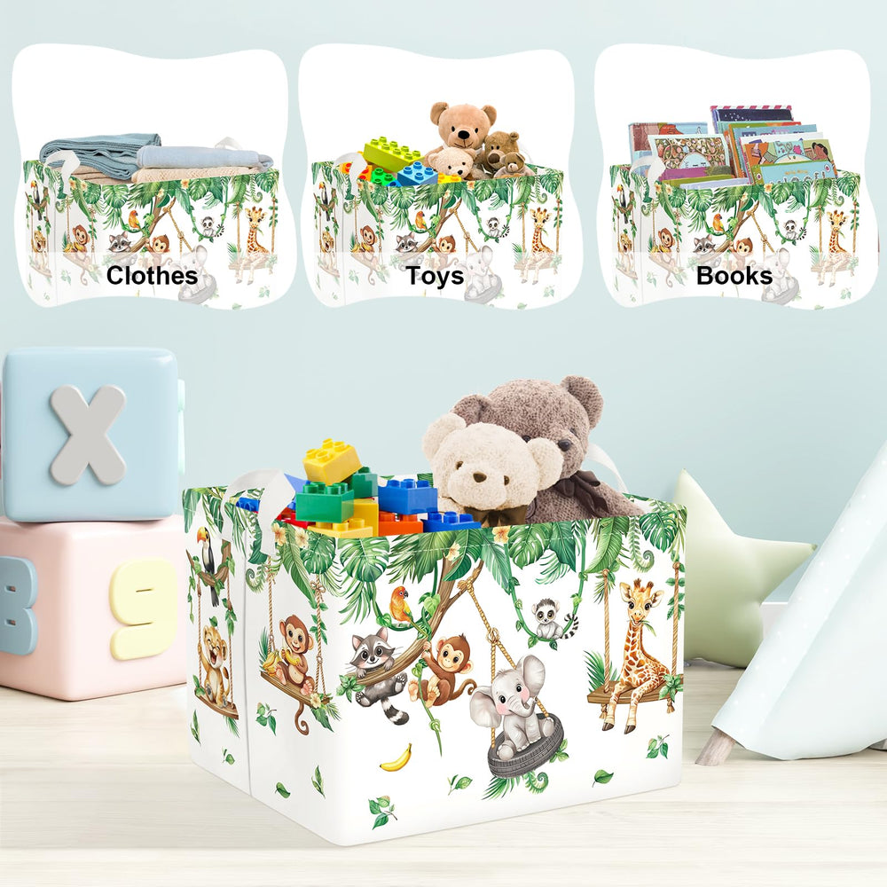 Clastyle Vine Animal 36-liter capacity basket for laundry and toy storage