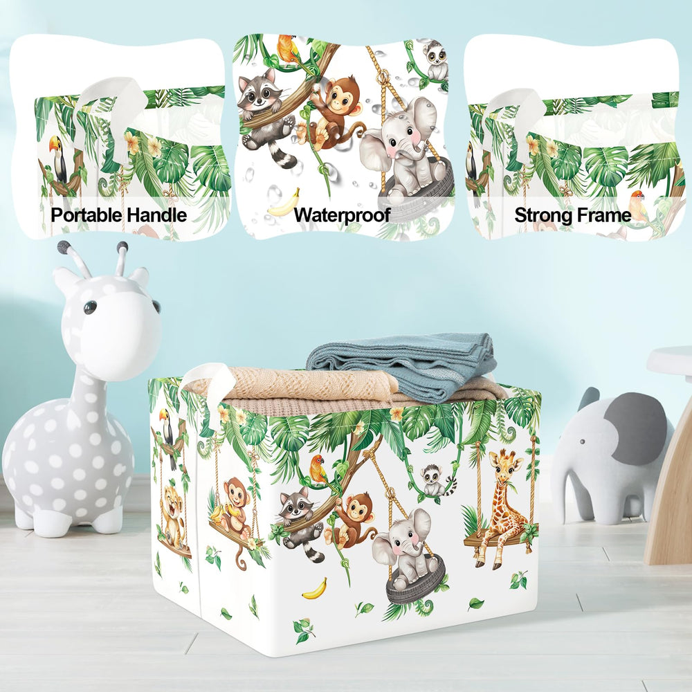 Clastyle Vine Animal collapsible design laundry hamper for space saving