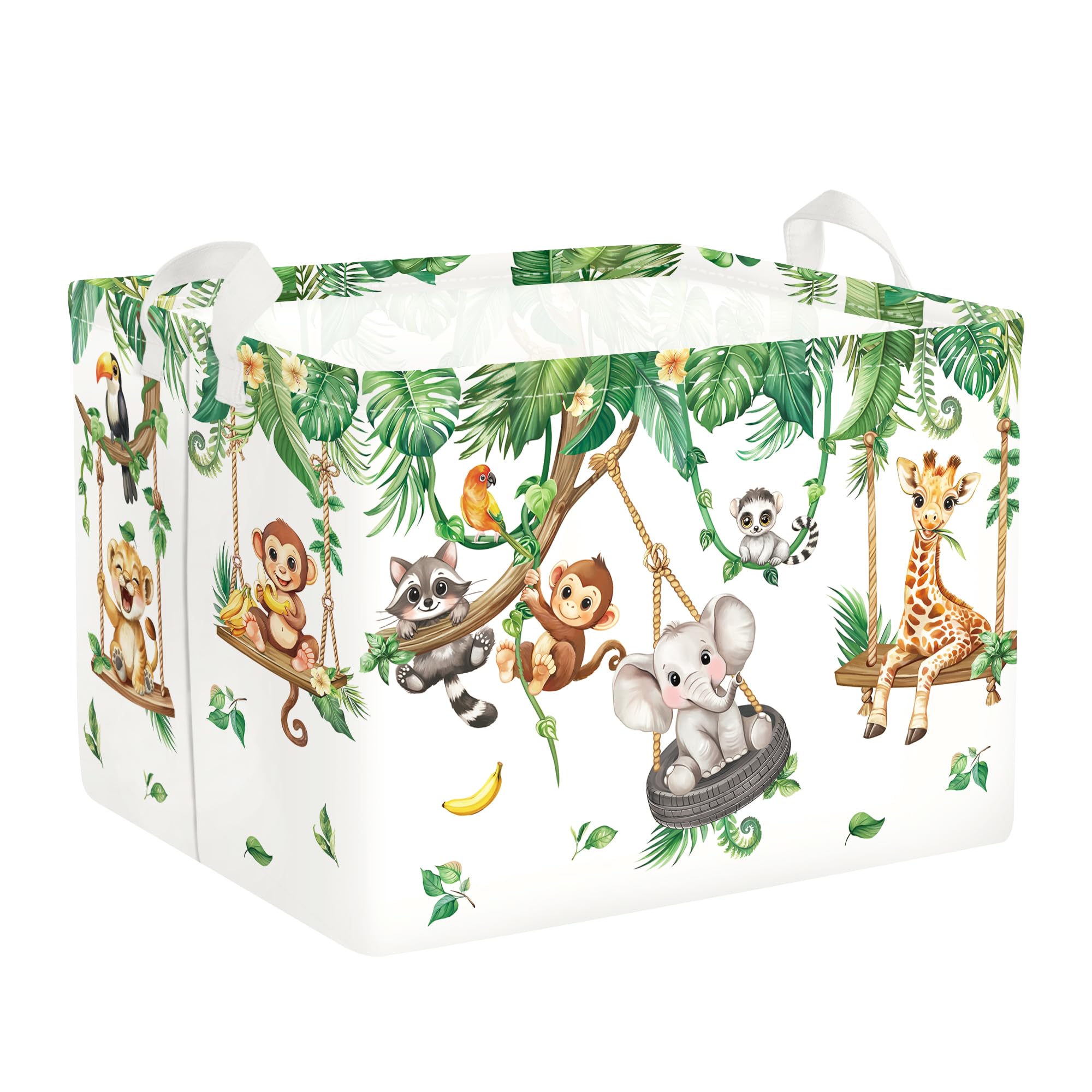 Clastyle Vine Animal giraffe design laundry hamper keeps toys and laundry organized