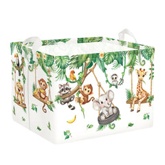 Clastyle Vine Animal giraffe design laundry hamper keeps toys and laundry organized