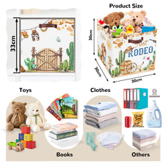 Clastyle cube fits standard shelves for tidy, accessible toy storage.