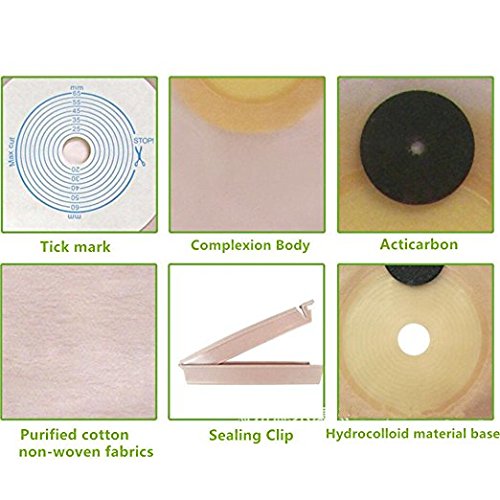 CLCMS drainage pouch adhesive removes without skin residue.