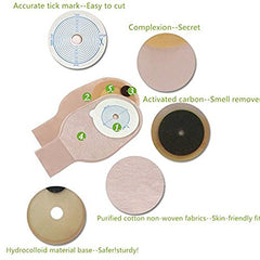 CLCMS colostomy bag flange cut-to-fit 20-65mm for personalized fit.