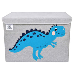 CLCROBD animal-theme storage bin with felt applique enhances nursery decor and storage.
