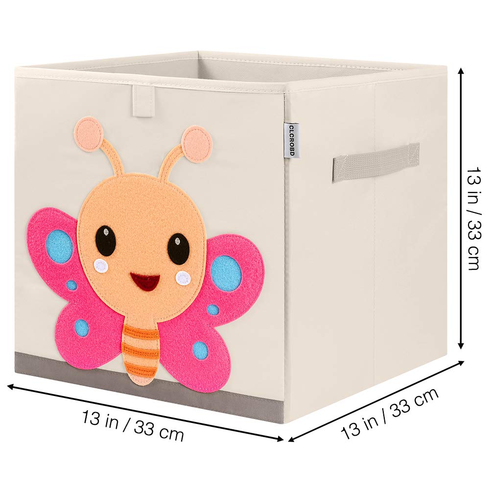 CLCROBD Butterfly cube bin side view showing easy access for quick cleanup.