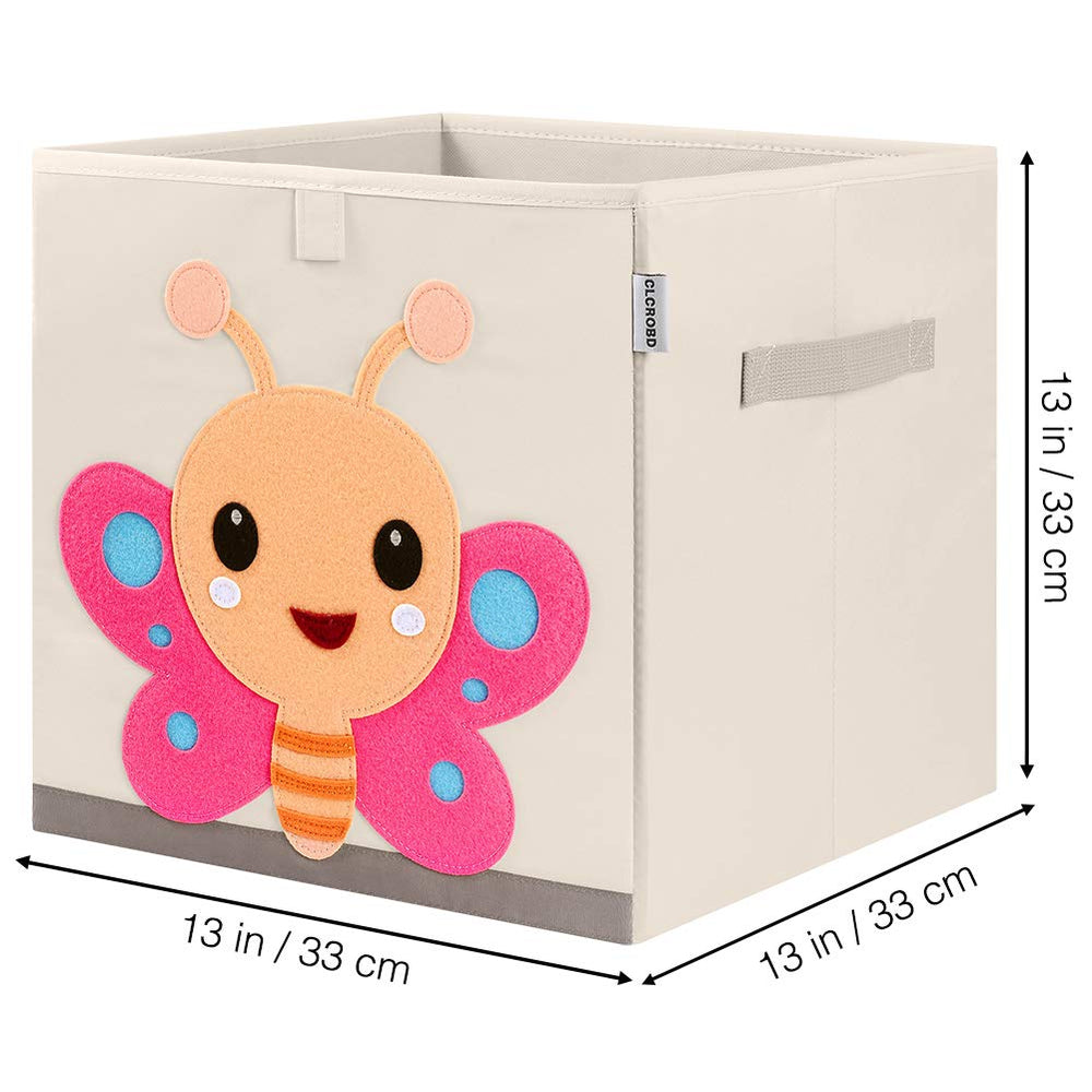 CLCROBD Butterfly cube bin side view showing easy access for quick cleanup.