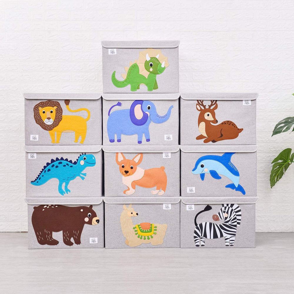 CLCROBD easy-clean nursery toy bin for quick wipe-downs.