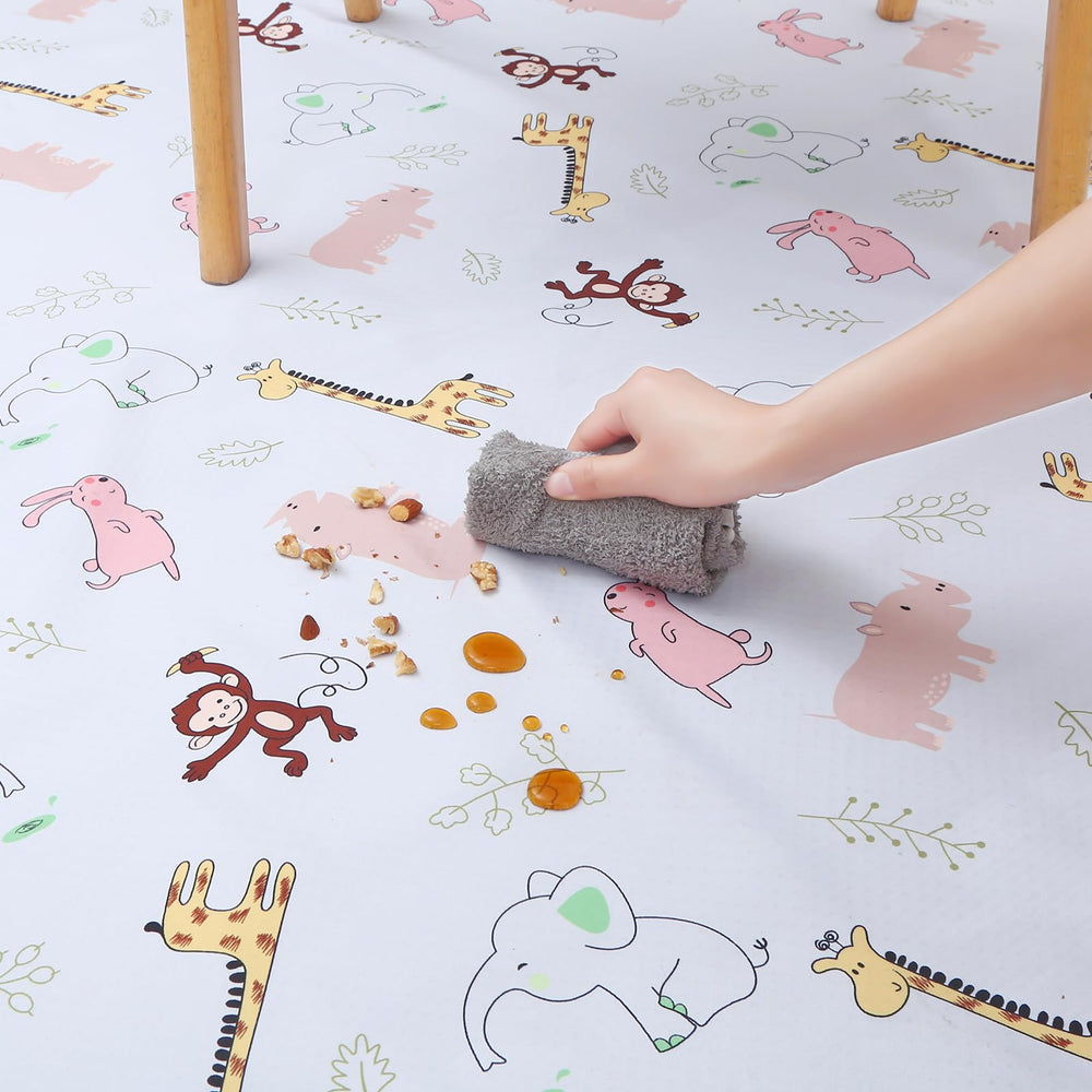 CLCROBD Non-slip Back keeps mat in place during meals and crafts.