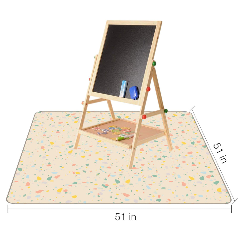 CLCROBD splat mat doubles as a playtime tablecloth.