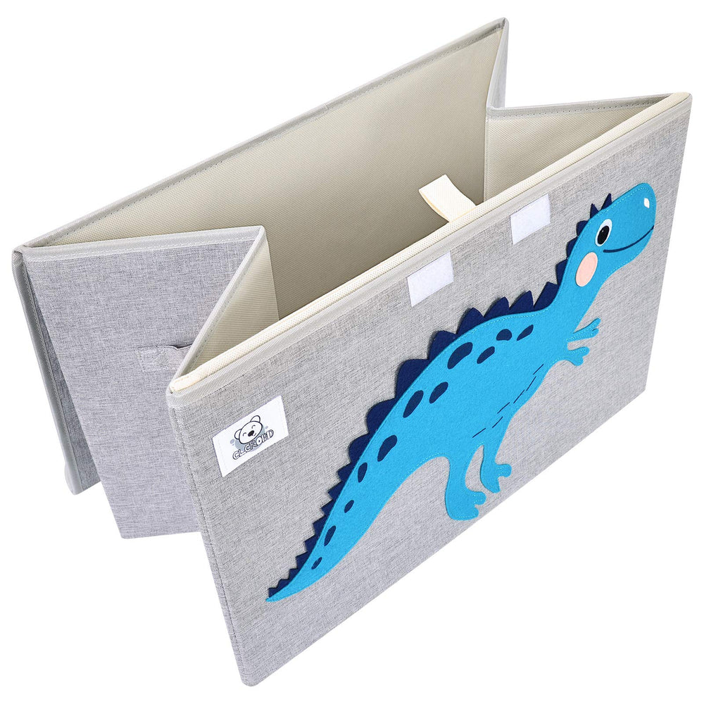 CLCROBD sturdy fabric chest with side handles for easy transport.
