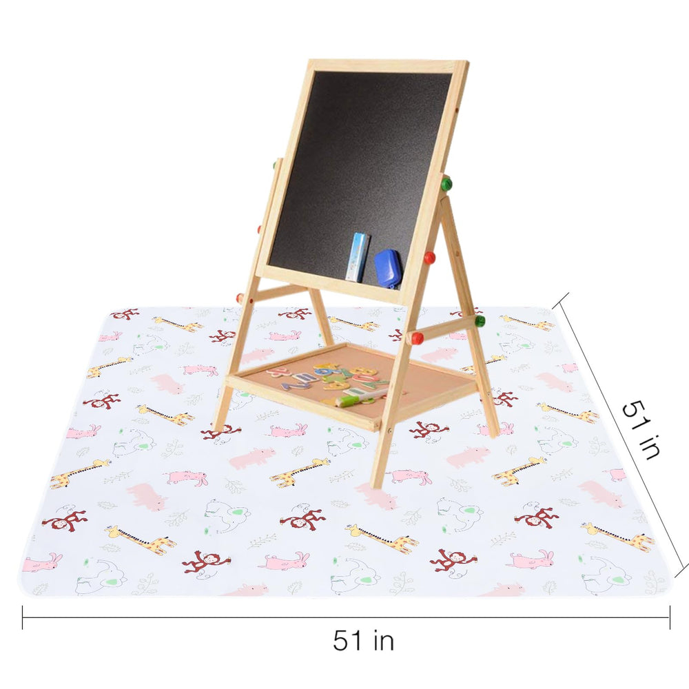 CLCROBD Travel Foldable Mat fits in bags for on-the-go mess protection.