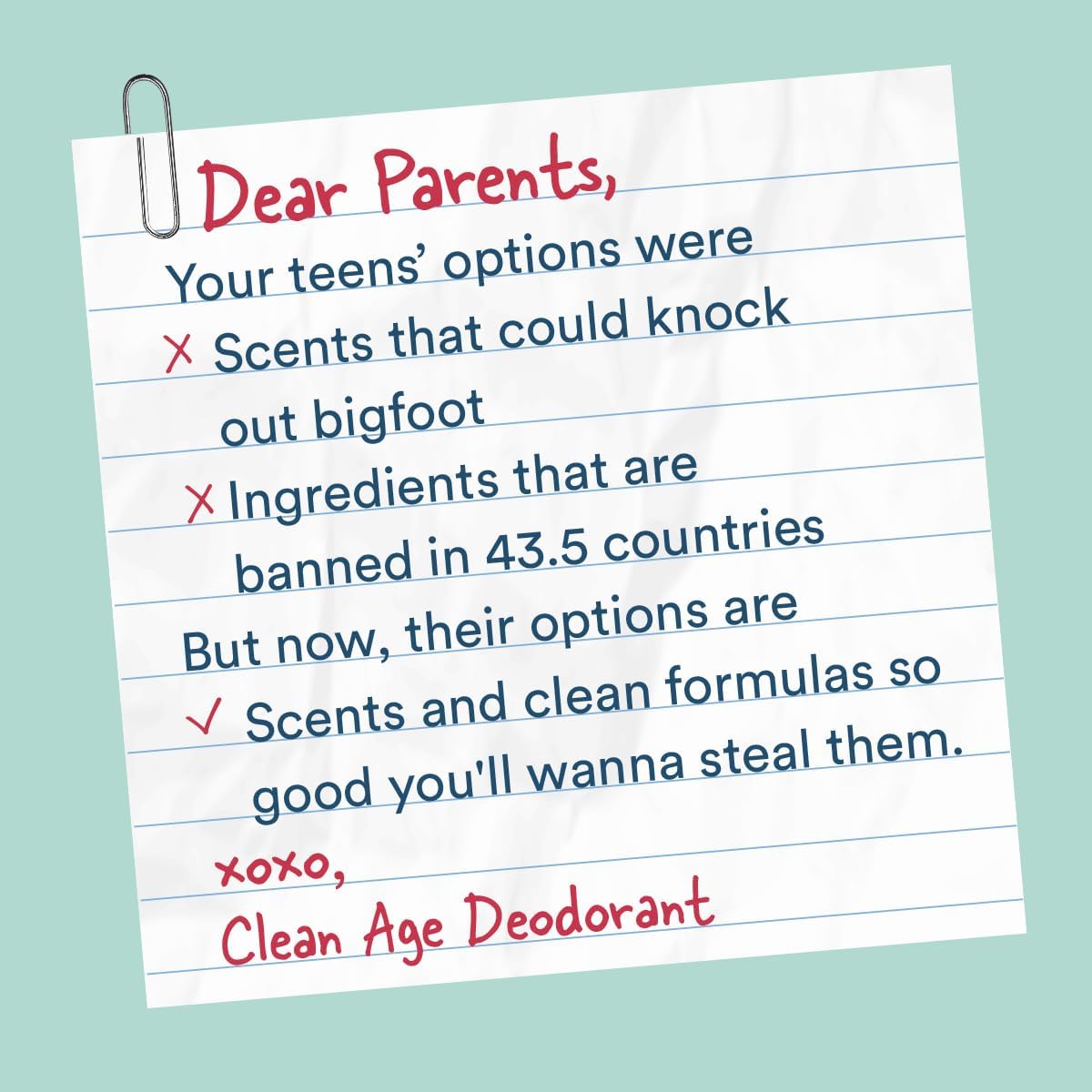 Clean Age packaging side view—compact three-pack for easy storage