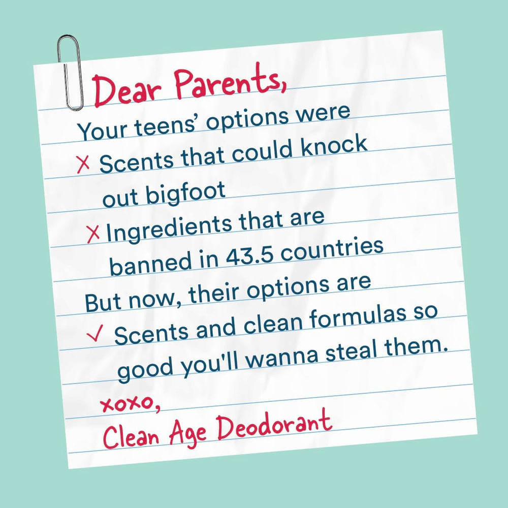 Clean Age packaging side view—compact three-pack for easy storage