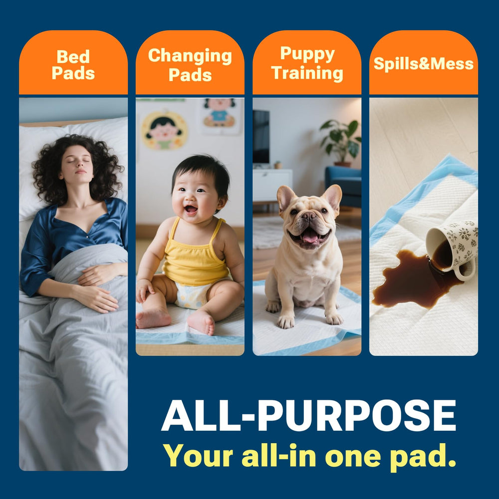 Clean Spaces bed pad six-layer structure helps secure moisture and prevent leaks.
