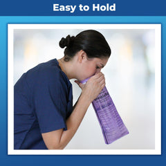 Cleanis Carebag portable bag illustrates easy car or bag storage for emergencies.