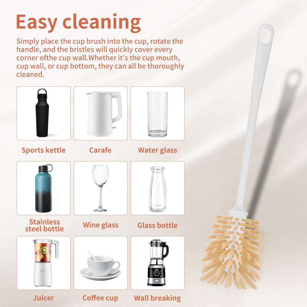 Cleansprite straw-brush 106-inch for reusable straws keeps interiors hygienic