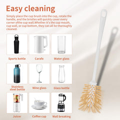 Cleansprite straw-brush 106-inch for reusable straws keeps interiors hygienic