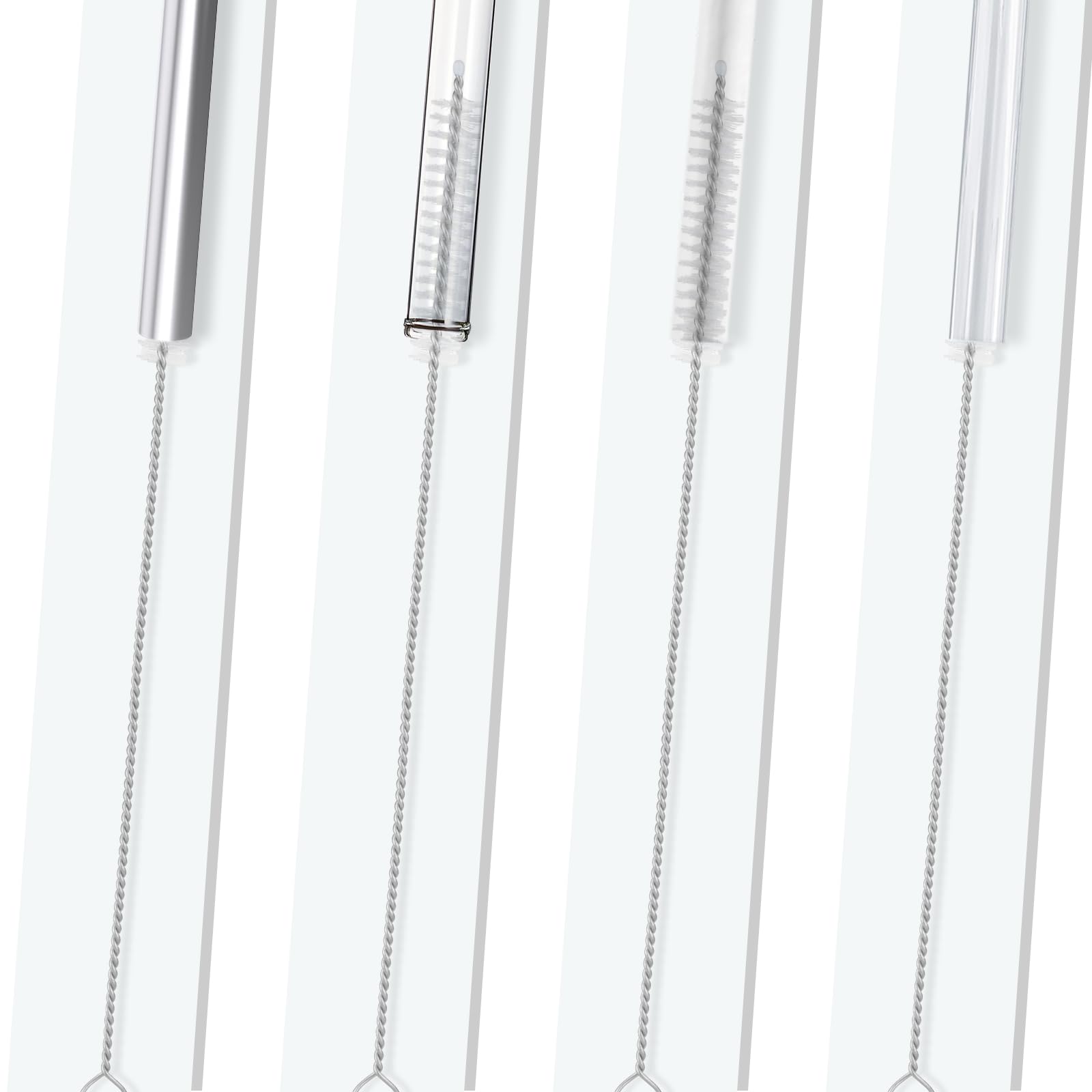 Cleansprite second straw-brush ensures thorough cleaning of multiple straws