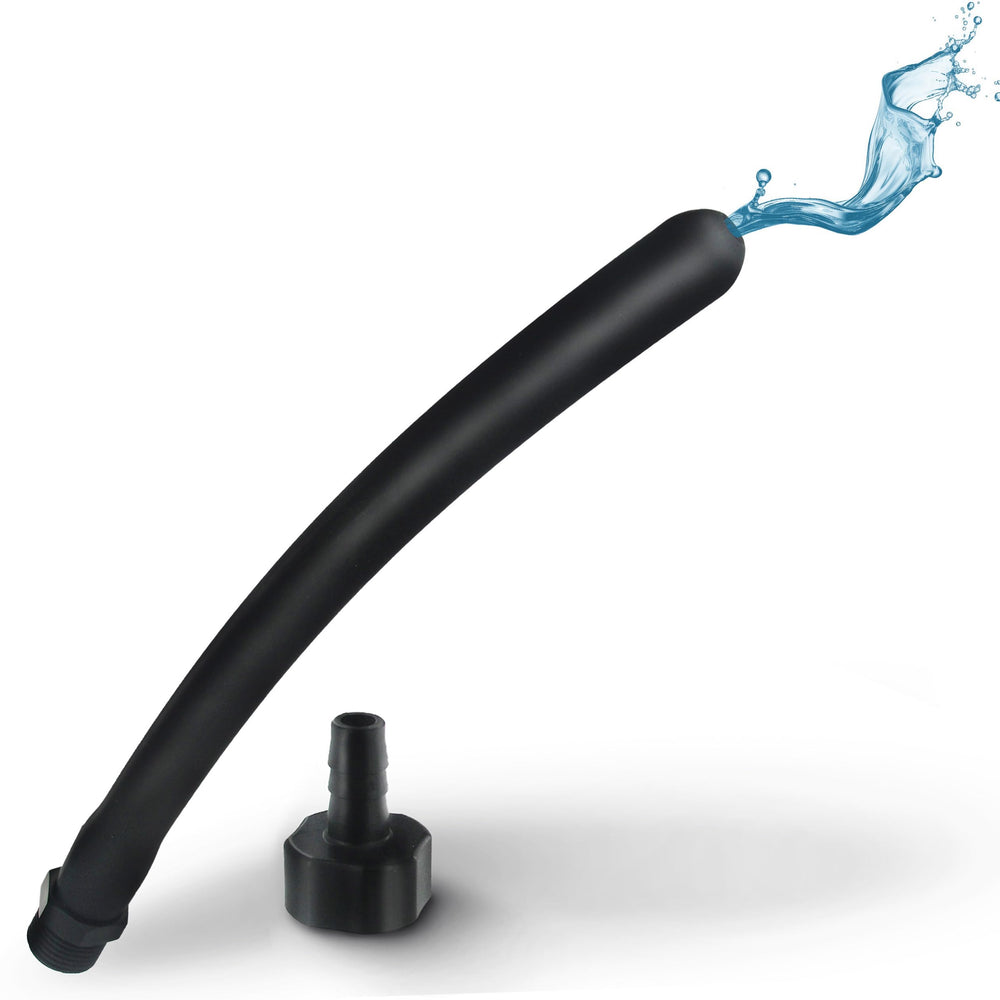 CleanStream durable, body-safe construction highlights silicone and ABS materials.