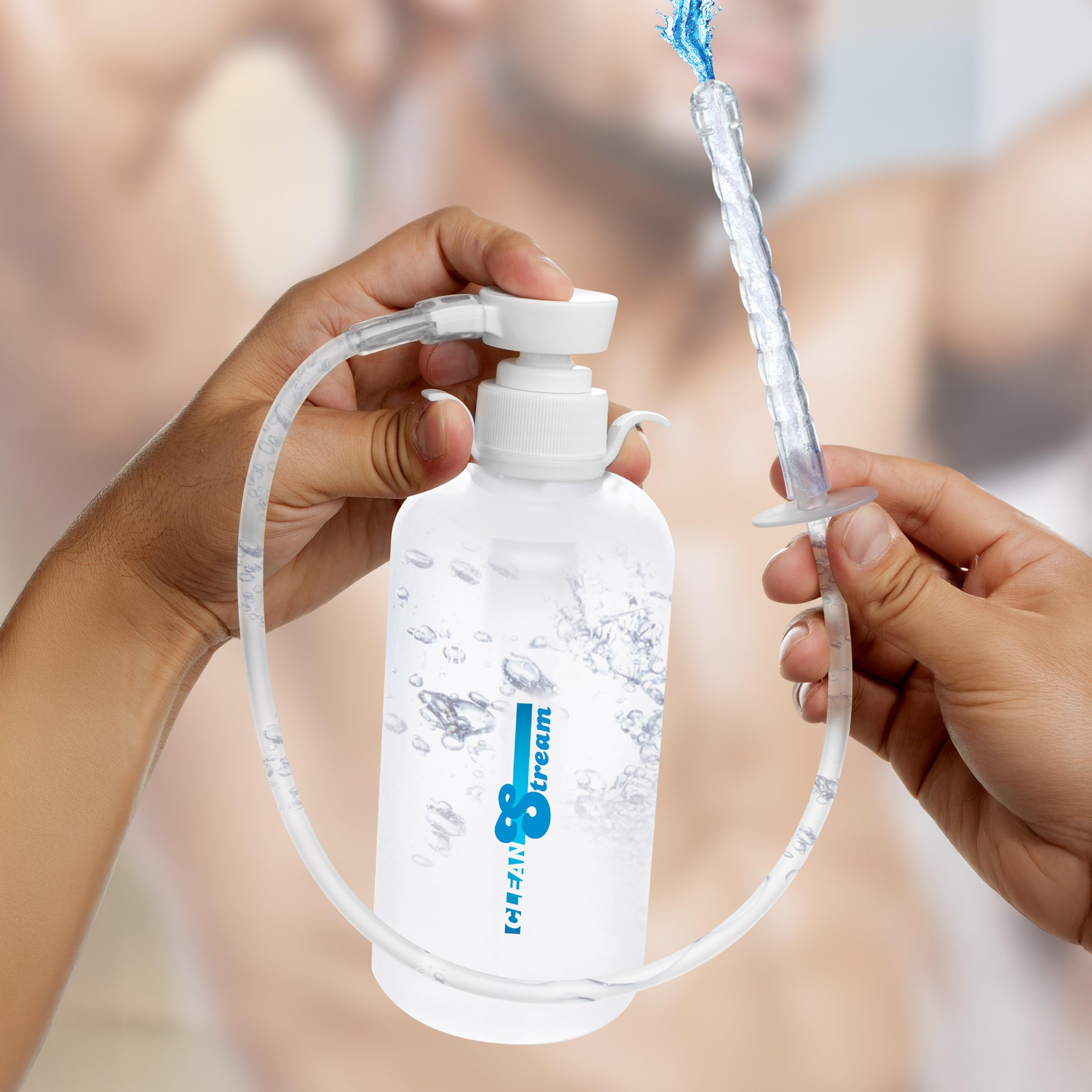 Cleanstream XL 25-inch tubing provides extended reach during use