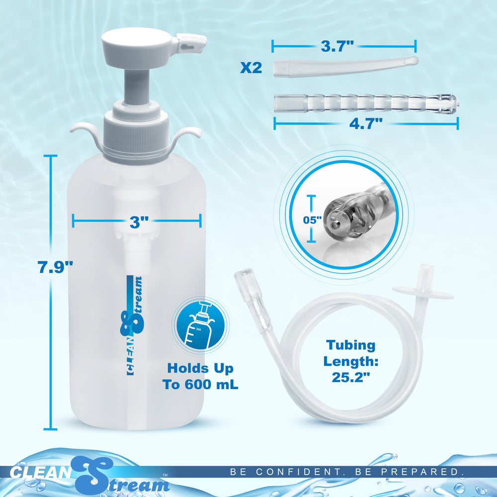 Cleanstream XL 600 mL bottle offers ample capacity for sessions