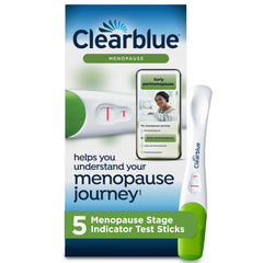 Clearblue menopause stage indicator kit with 5 sticks for tracking stages