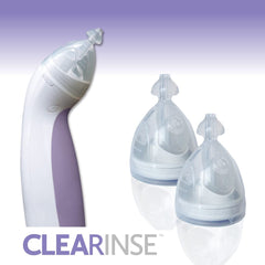 CLEARinse cordless design supports one-handed, mess-free use.