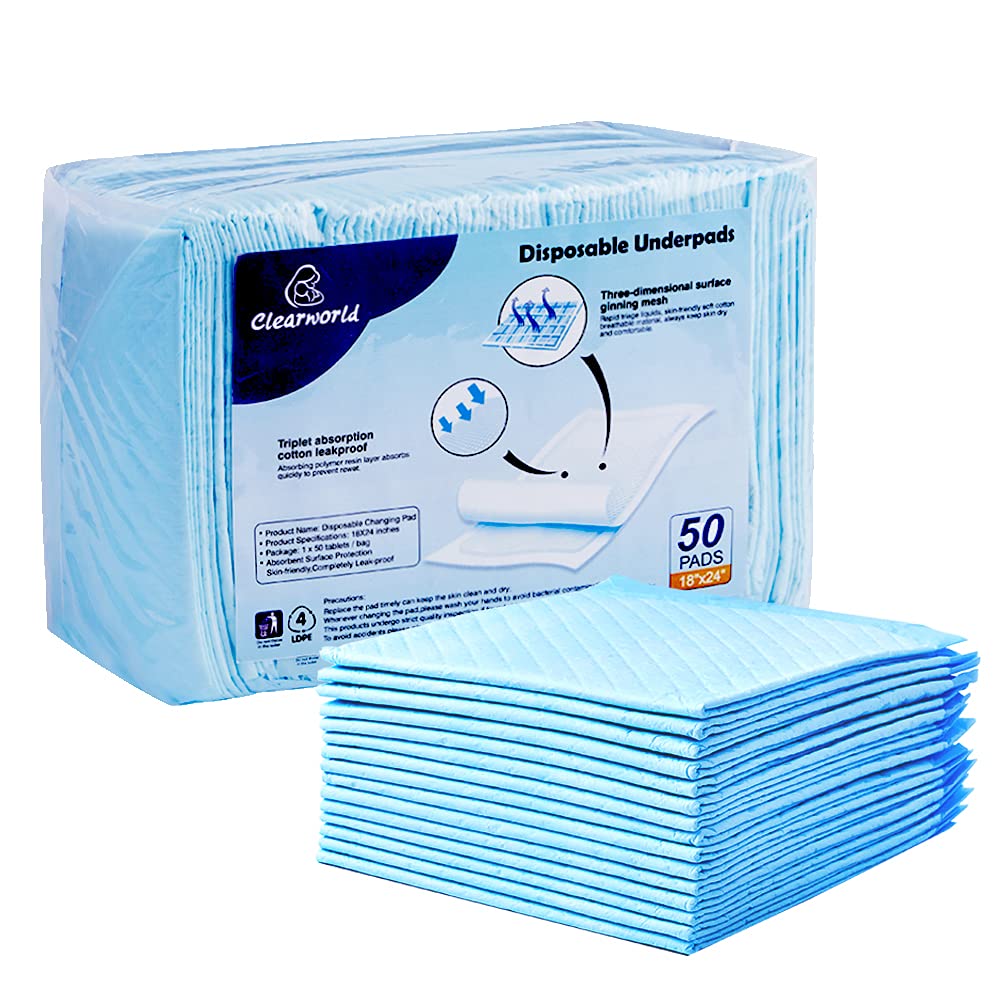 Clearworld odor control helps minimize smells and keeps the area dry.