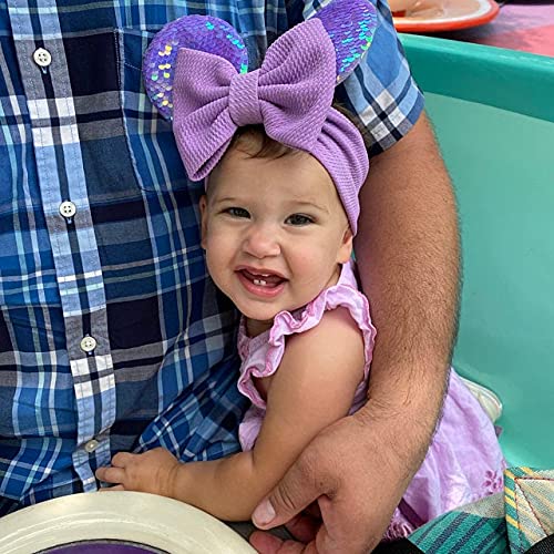 CLGIFT baby toddler headband with flexible comfort for all-day wear.