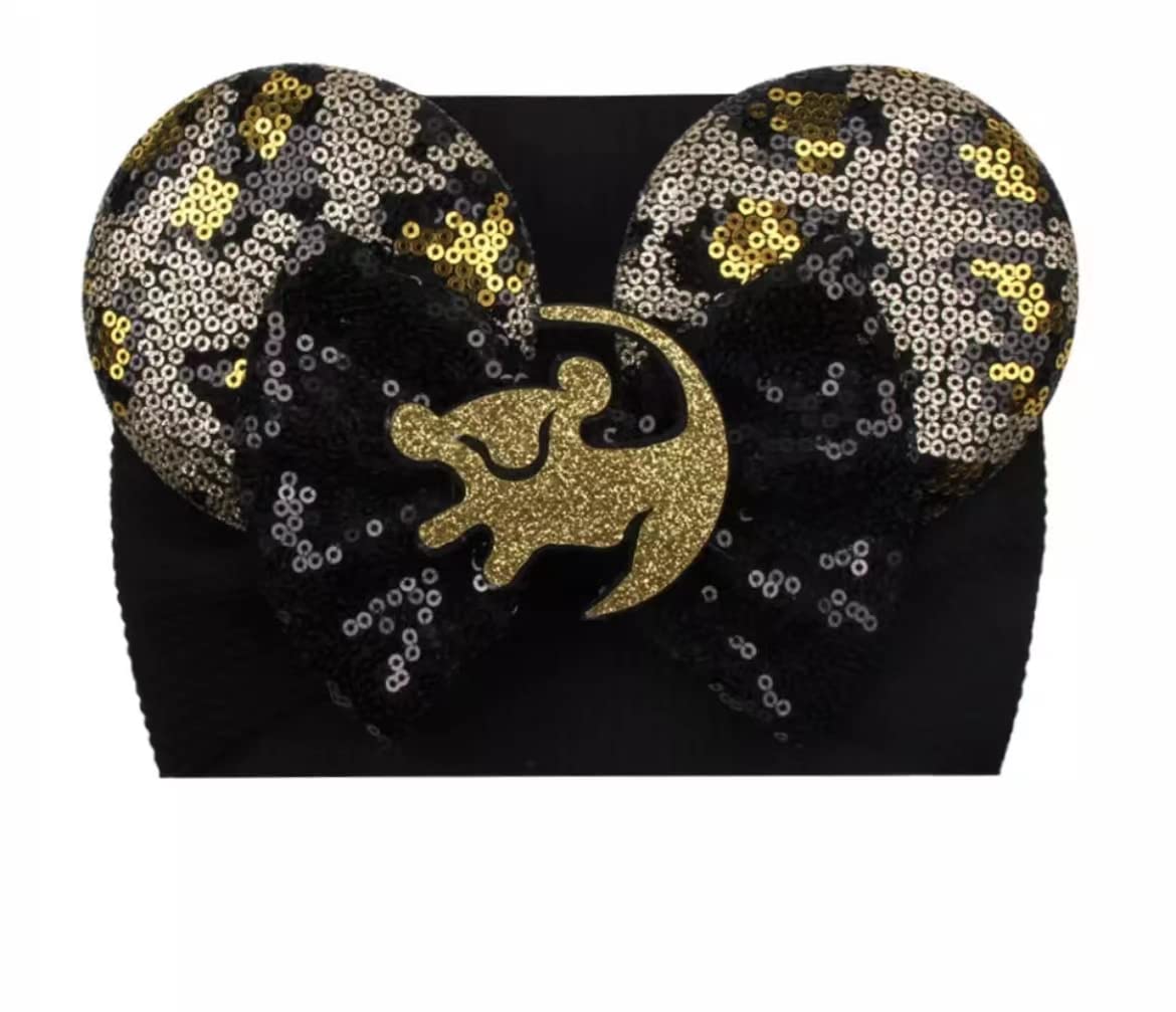 CLGIFT Minnie Ears headband for babies and toddlers, comfortable and sparkly for photos