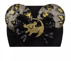 CLGIFT Minnie Ears headband for babies and toddlers, comfortable and sparkly for photos