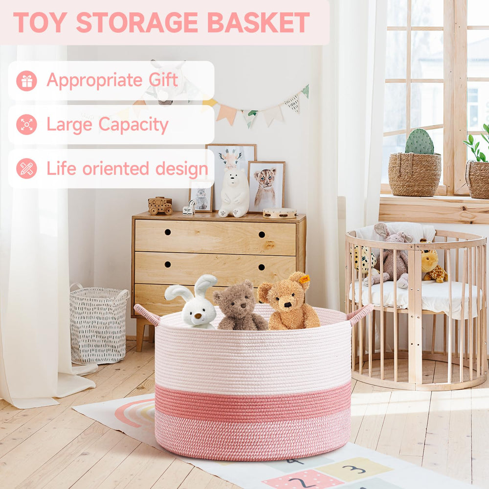 CLHMILY&Z storage basket blends decor with practical organization