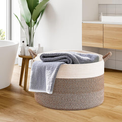 CLHMILY&Z large woven basket ideal nursery storage for toys and diapers