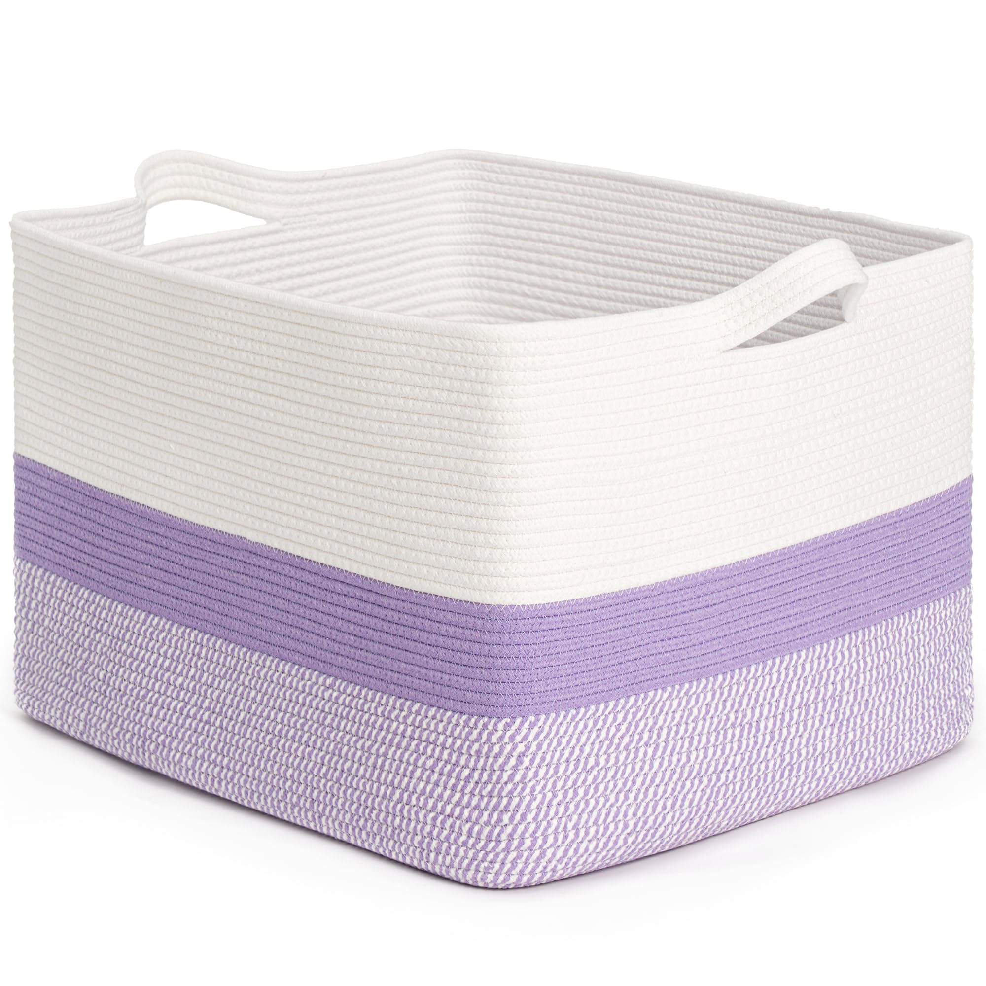 CLHMILY&Z modern design basket complements any room while remaining practical