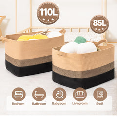 CLHMILY&Z toy storage basket keeps kids’ play areas tidy and inviting.