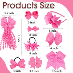 Clipband curly korker bows add cute, secure accents.