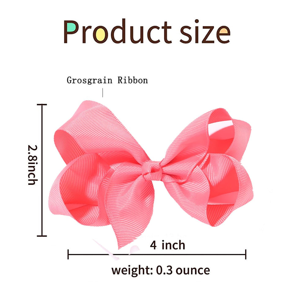 Black grosgrain ribbon bows from Clipband complement school outfits and outings.