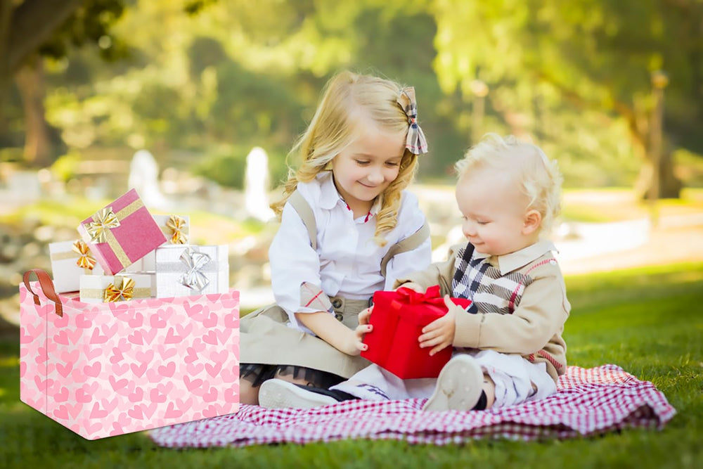 CLOCOR linen and canvas material basket designed for lightweight durability