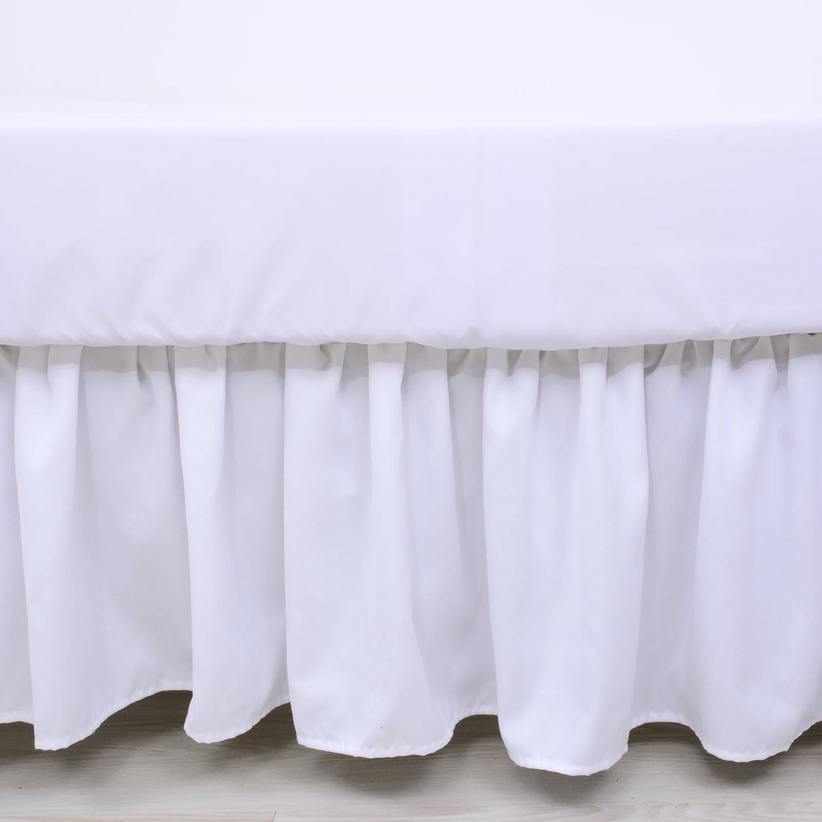 Cloele bedding with ruffle design brightens any nursery and eases coordination